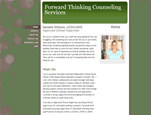 Tablet Screenshot of forwardthinkingcounseling.com